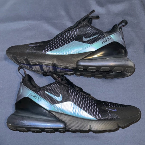 Nike Air Max 270 Throwback Future Men’s Size 13 Black/Laser Fuchsia Like New - Picture 4 of 14